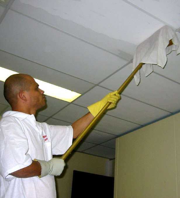 Как мыть натяжные потолки: глянцевые и матовые?