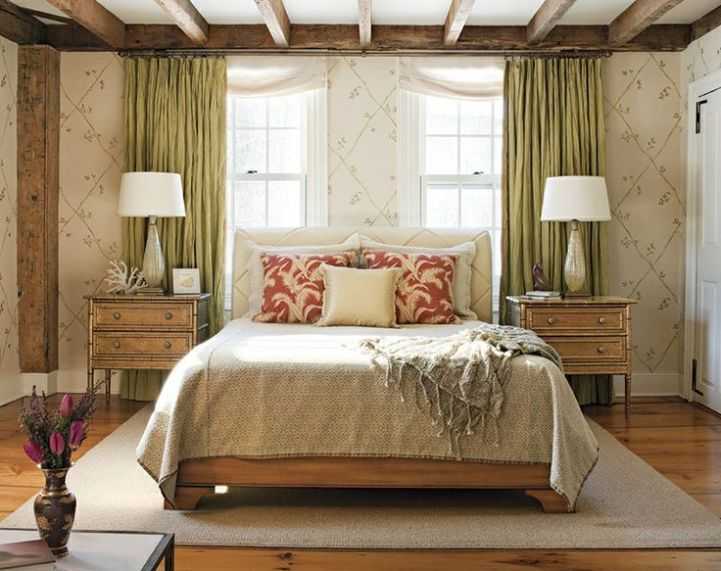 Нюансы оформления интерьера спальни в стиле прованс: как выбрать отделку, текстиль, мебель, светильники