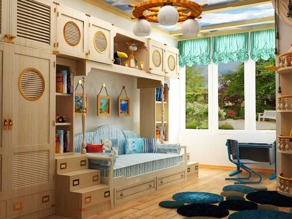 Стили детских интерьеров. Детская в морском стиле. Детская мебель в морском стиле. Детская комната в морском стиле. Морской стиль в интерьере.