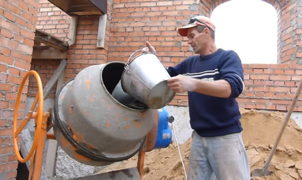 Приготовление бетонной смеси своими руками