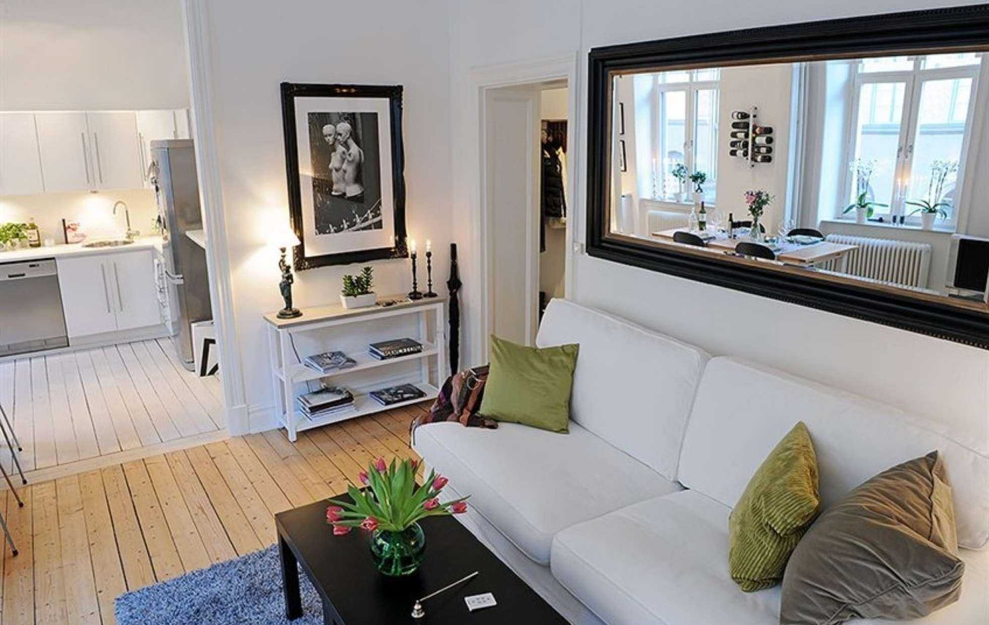 Большие и маленькие зеркала в интерьере квартиры | идеи дизайна комнат
