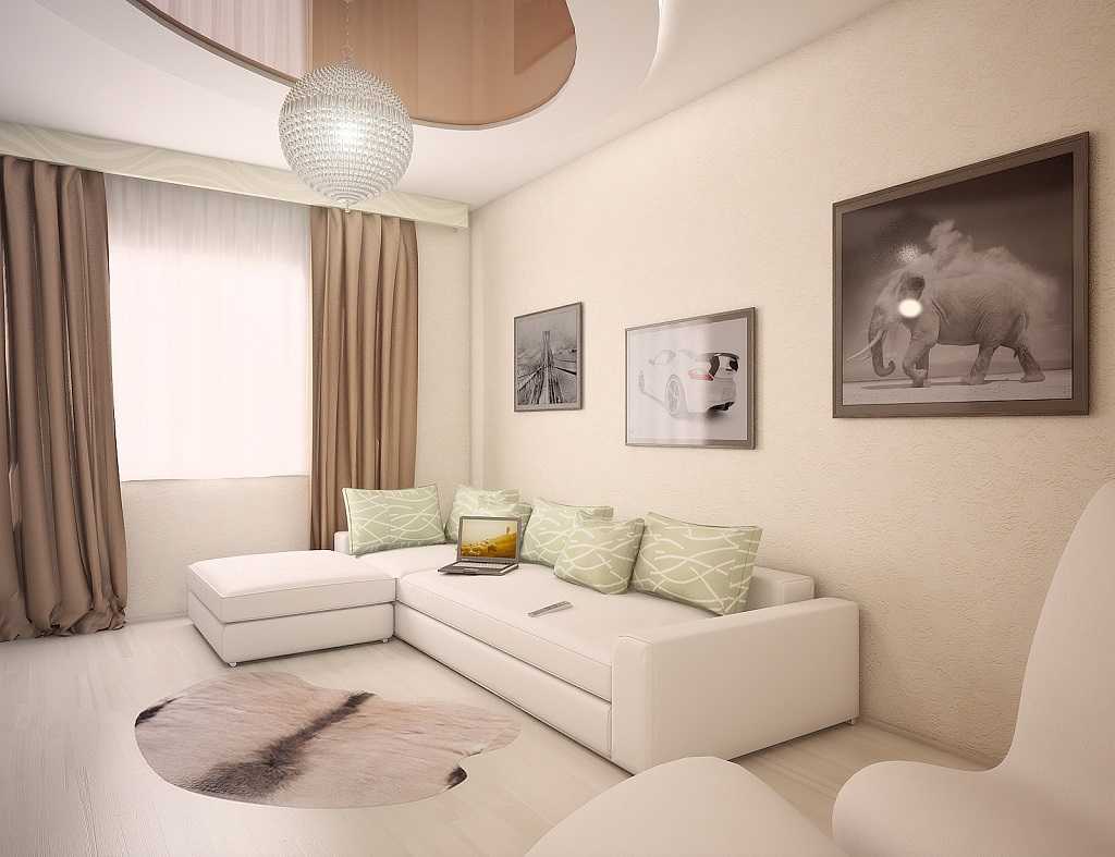 Дизайн однокомнатной квартиры 35 кв м: фото в современном стиле