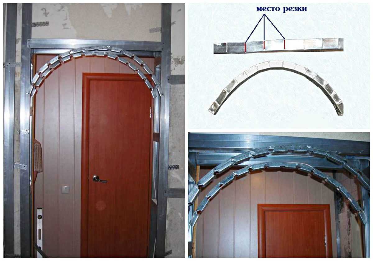 Как сделать арку из гипсокартона Выбираем место установки Чего нельзя делать Какими бывают арки Конструкция с металлическим и деревянным основанием