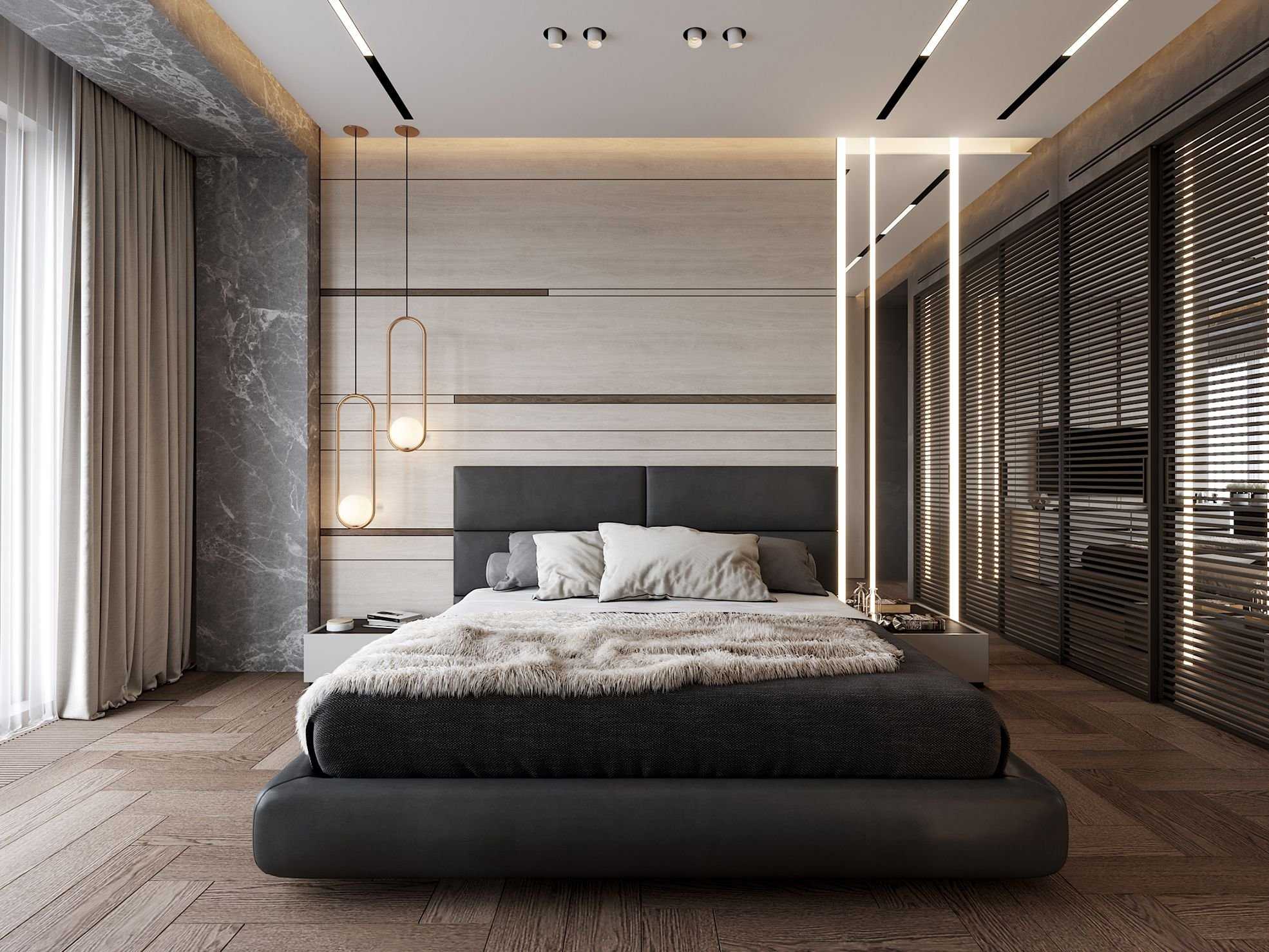 Дизайн-проект спальни – как создать, что учесть при планировании - 24 фото