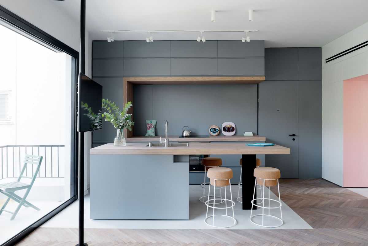 Дизайн кухни в стиле минимализм: 100 фото готовых интерьеров