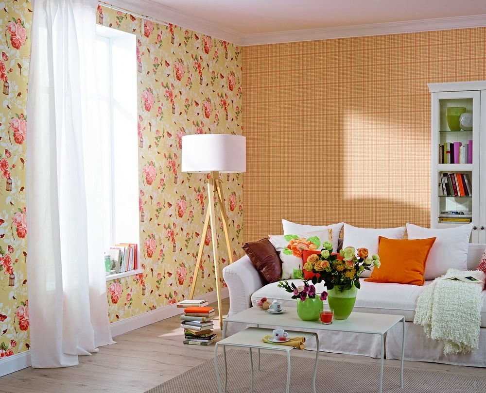 Правильное комбинирование обоев в интерьере (45 фото) — дизайн стен в квартире, интересные сочетания и комбинации