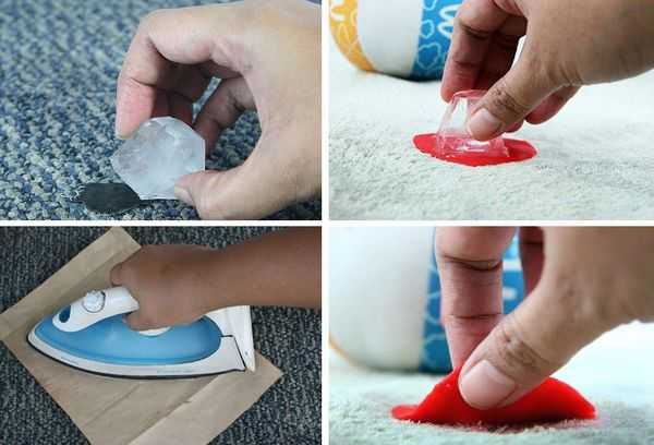 Как очистить ковер от пластилина: проверенные домашние способы