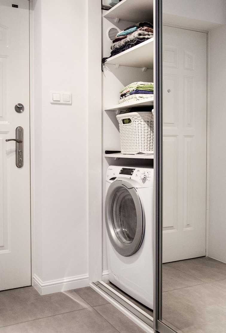 Установка стиральной машины в гардеробной: плюсы и минусы