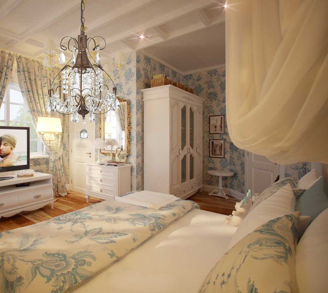 Спальня в стиле прованс: 30 фото, видео
