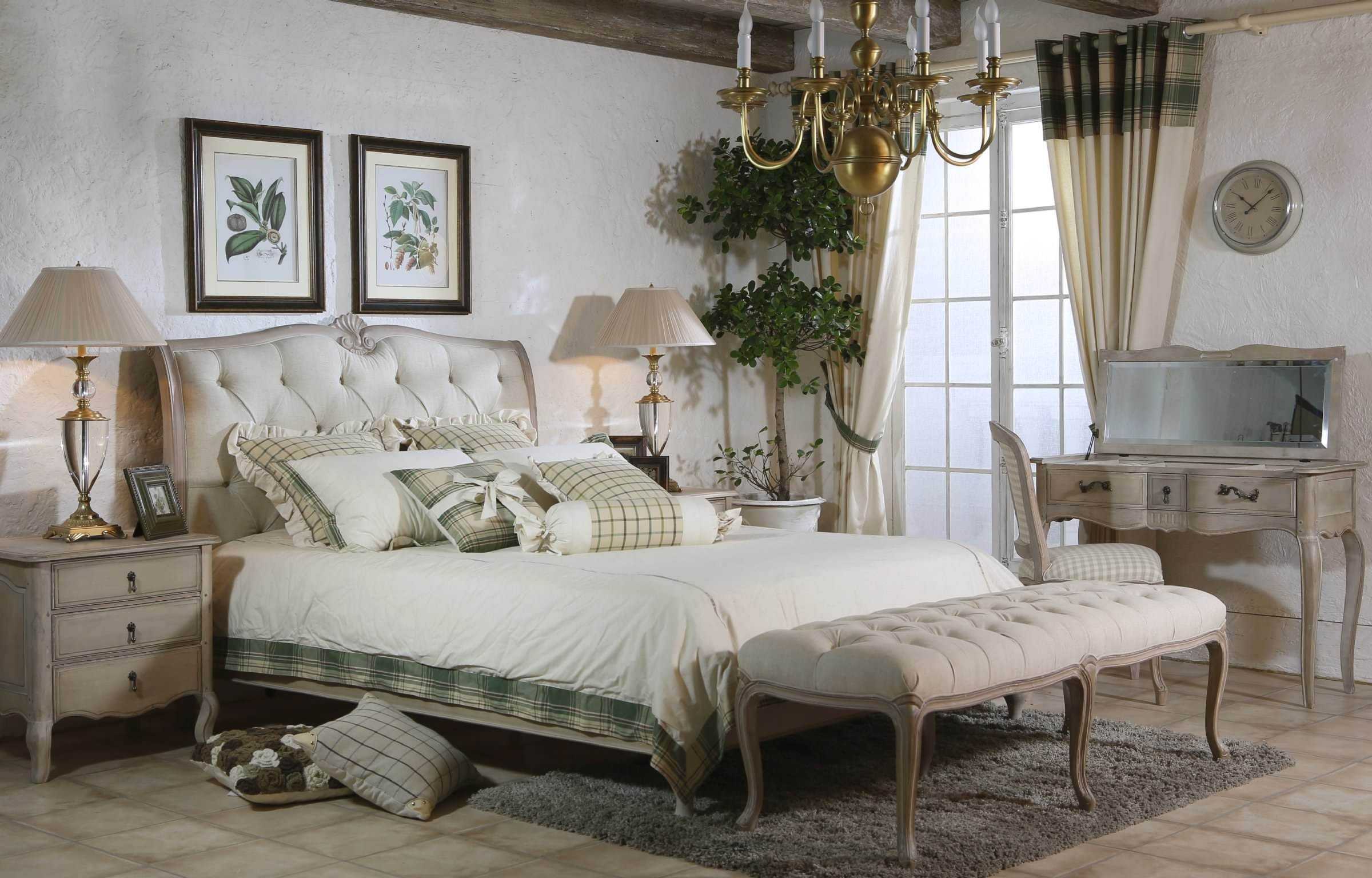 Дизайн спальни в стиле прованс: 65 фото, идеи интерьеров
