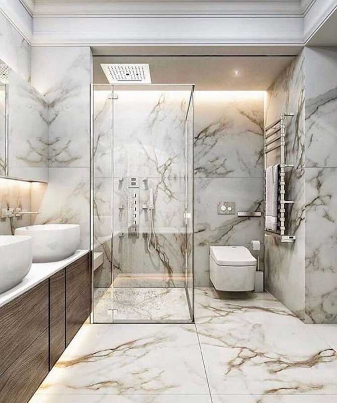 Керамическая плитка под мрамор для ванной. мраморные ванные комнаты: плюсы и минусы, примеры дизайна интерьера