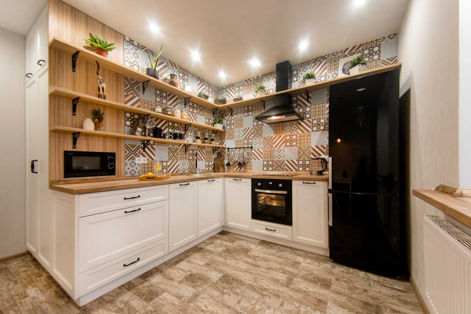 12 способов, как обновить кухонный гарнитур - строительный блог вити петрова