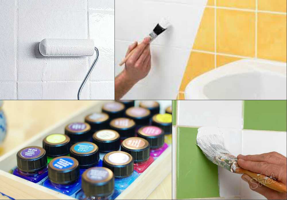 Как легко покрасить кафельную плитку в ванной, кухне, гипсовую, потолочную плитку из пенопласта или тротуарную плитку