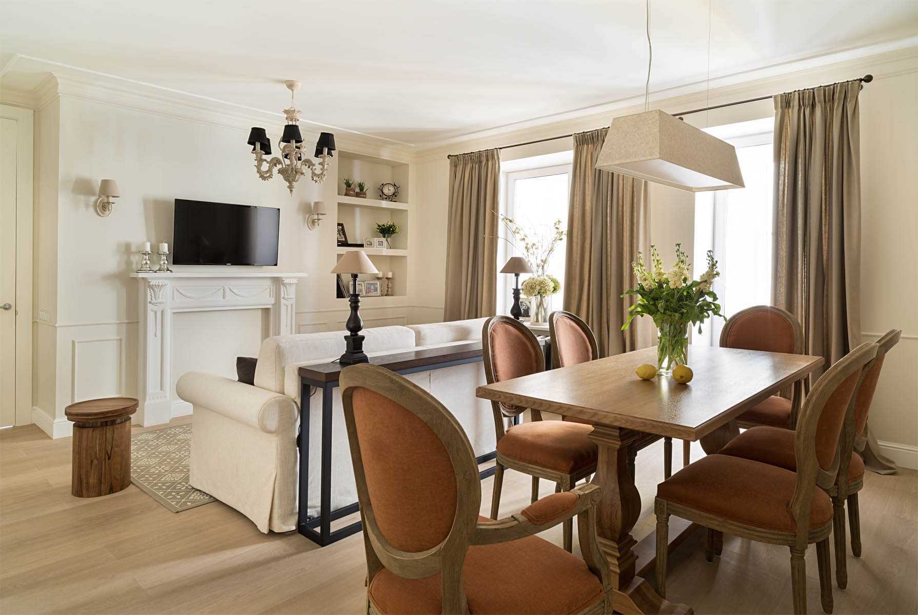 Дизайн гостиной-столовой: 120 фото. как лучше оформить гостиную .