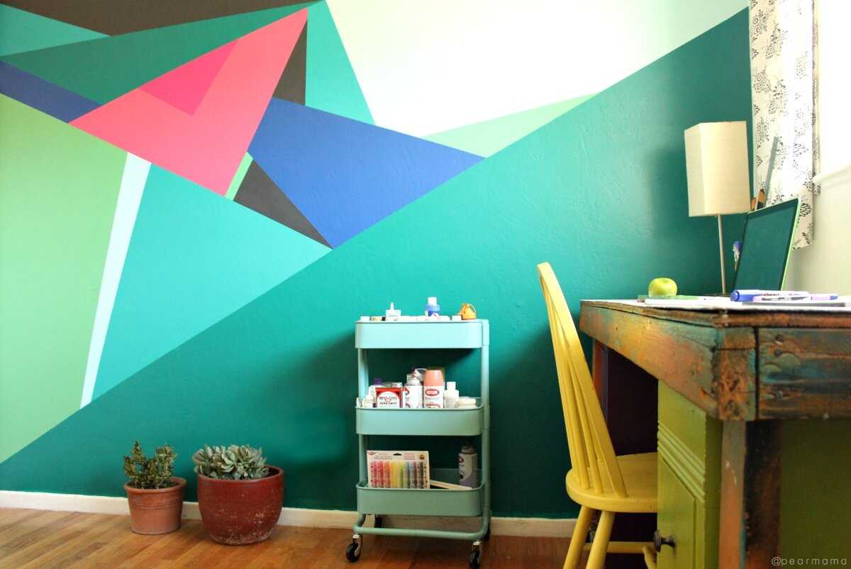 Эффектно покрашенные стены в квартире: как реализовать собственный креатив | stroimass.com