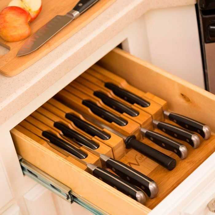 Топ-5 идей хранения ножей на кухне