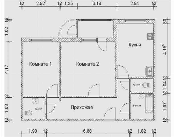 Дизайн проект квартиры 121 серии - разработка дизайна квартиры серии 121 под ключ, цены, фото готовых интерьеров