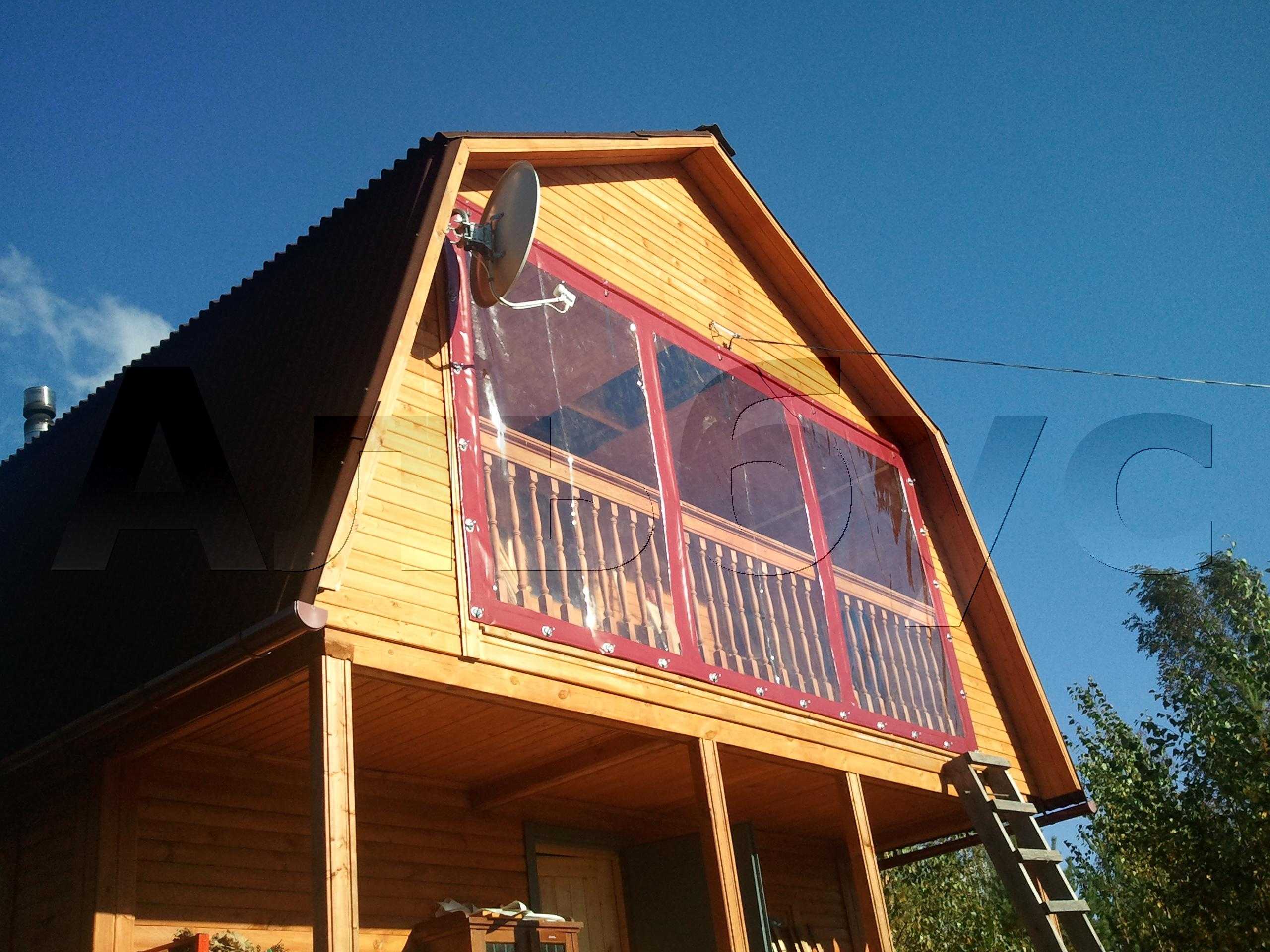 Мансардная крыша с балконом: расчет материала, вентиляция