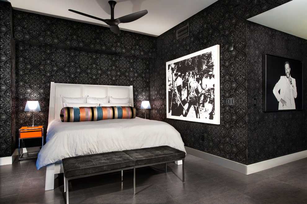 Стены черного цвета - 100 фото лучших дизайнерских решений сочетания