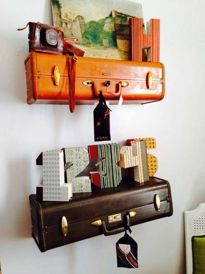 Декупаж чемодана: идеи и инструкция по оформлению (+35 фото)
