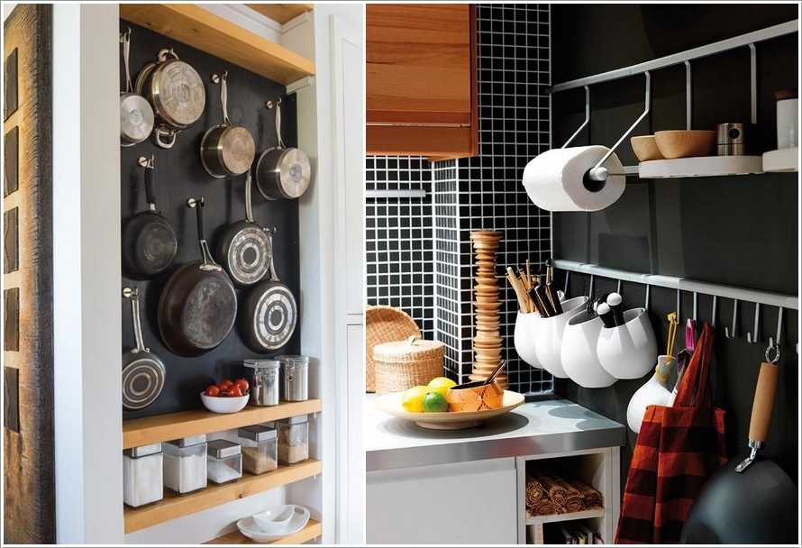 Как навести порядок на кухне, идеи хранения кухонной утвари, продуктов .
