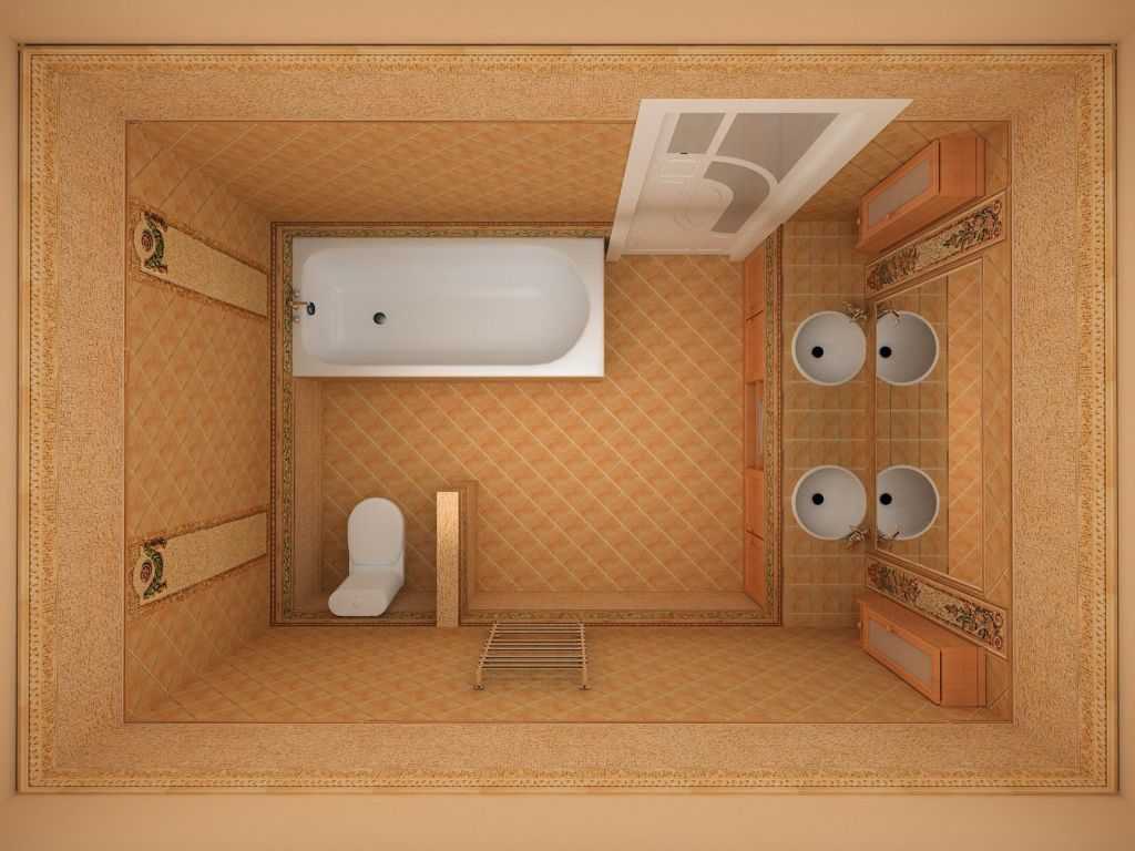 Интерьеры ванных комнат