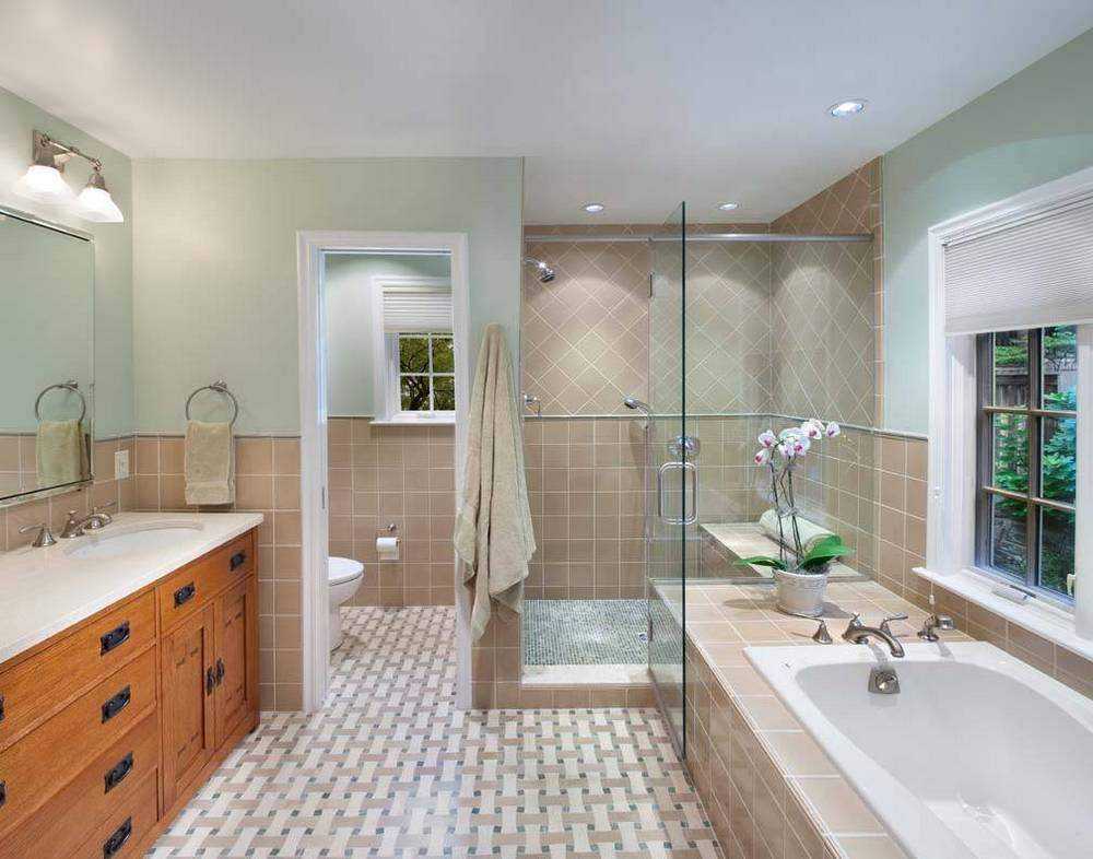 Ванная в частном доме: особенности планировки и оформления стильной ваннойварианты планировки и дизайна