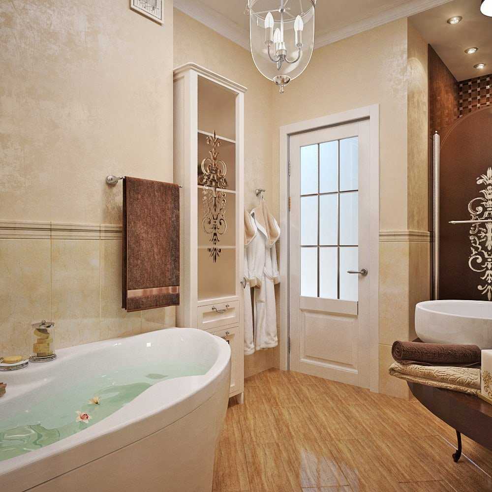 Коричневая ванная комната: идеи создания гармоничных интерьеров