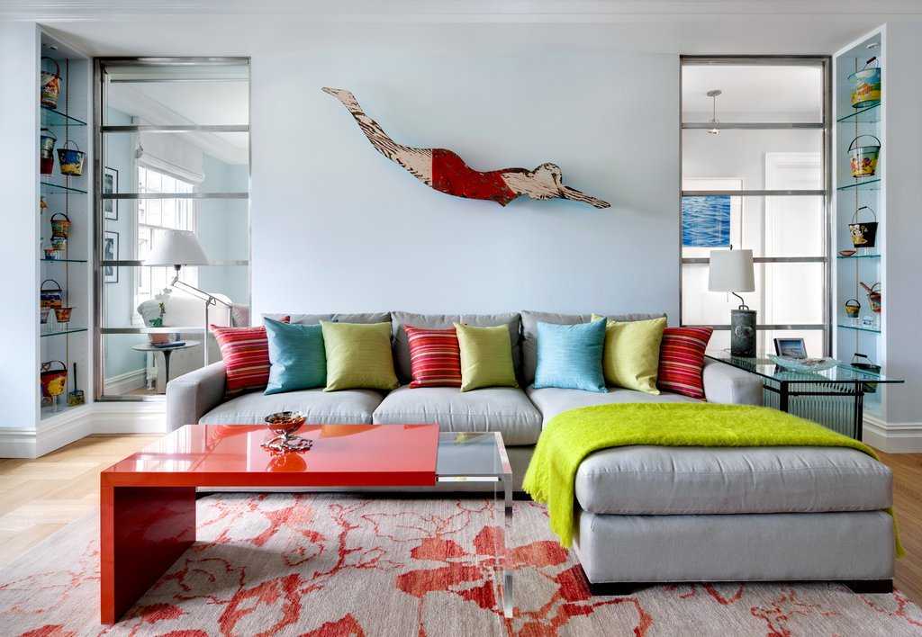 Дизайн гостиной 2021: цвета, формы, сочетания