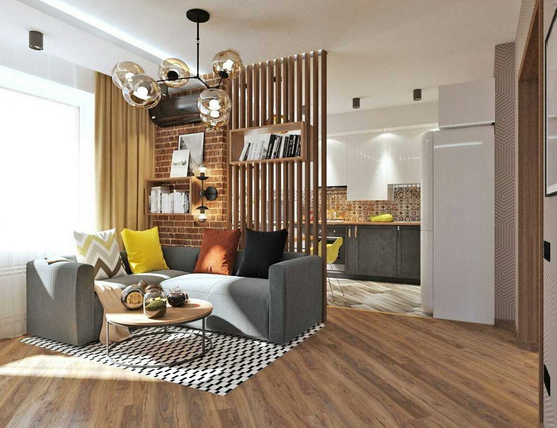Дизайн квартиры 50 кв. м. – фото интерьера, планировки, стили