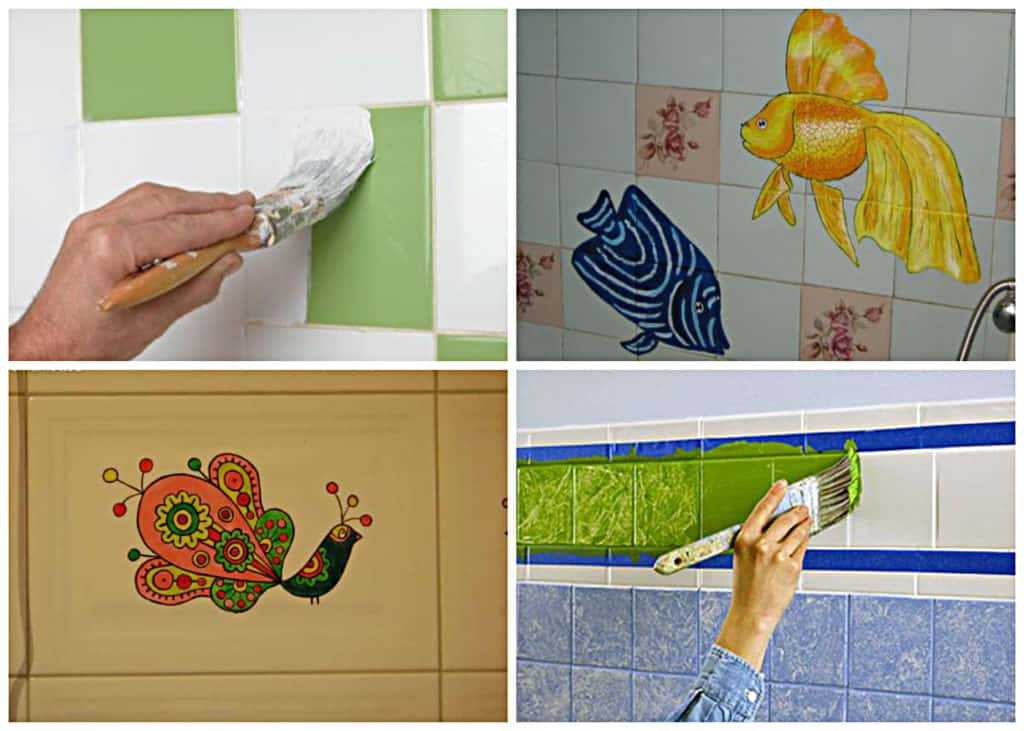 Можно ли покрасить плитку в ванной комнате краской: советы | в мире краски