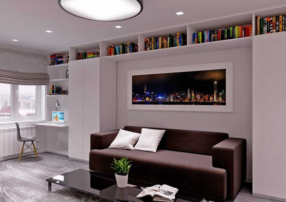 Современный дизайн однокомнатной квартиры 30-40 кв.м: фото и советы профессионалов