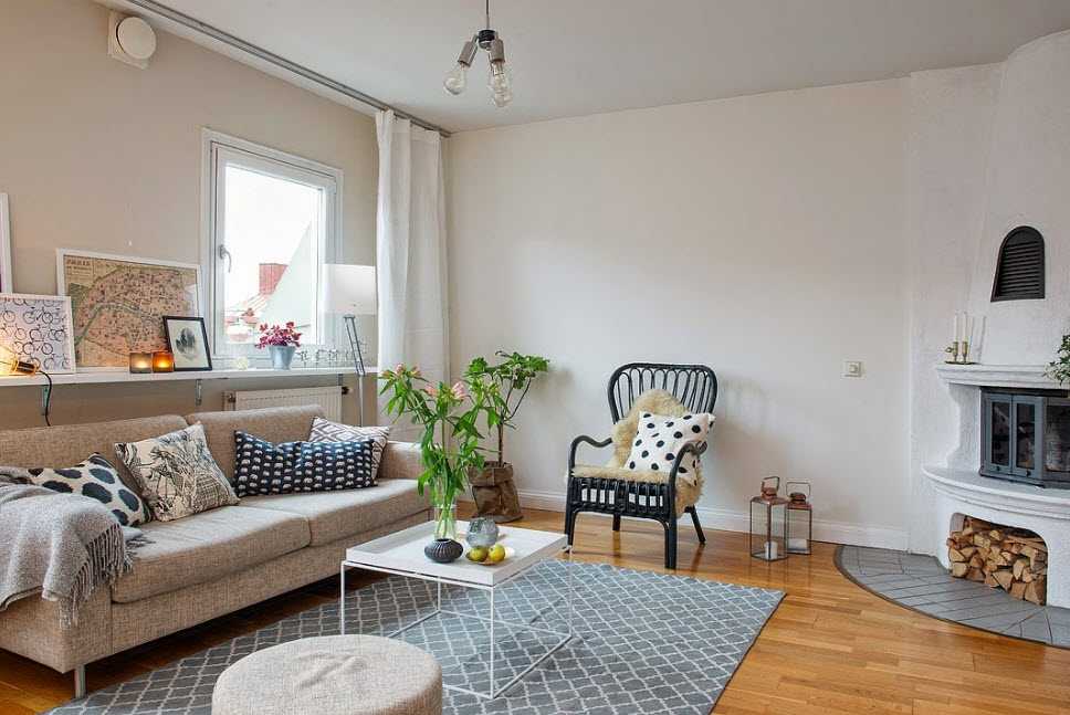 Маленькие скандинавские квартиры (47 фото)
