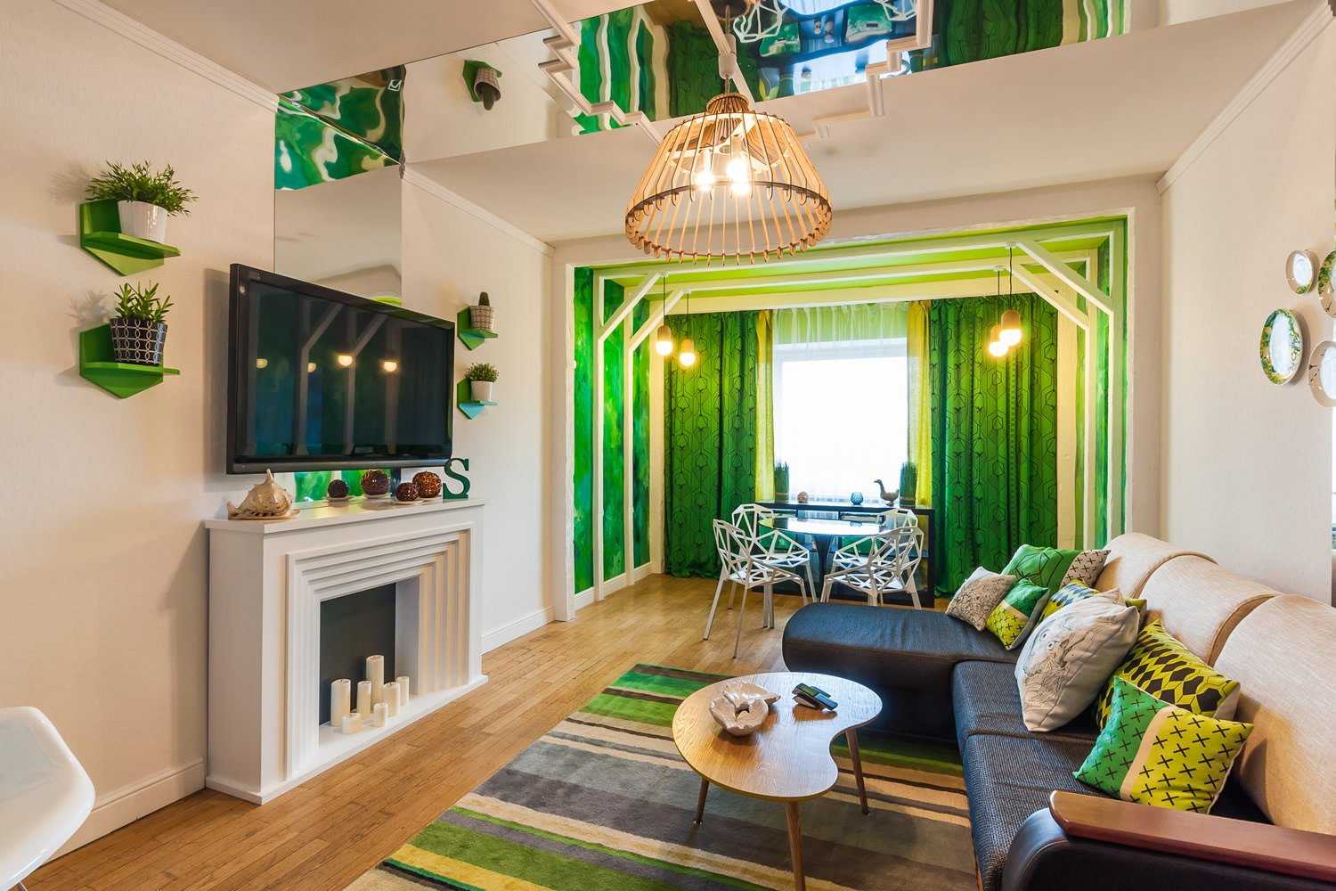 Подбираем зеленые шторы в гостиную, спальню и кухню Рассказываем, как выбрать оттенок и материал