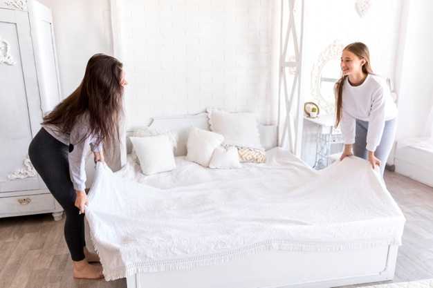Как красиво заправить кровать? - placeclean