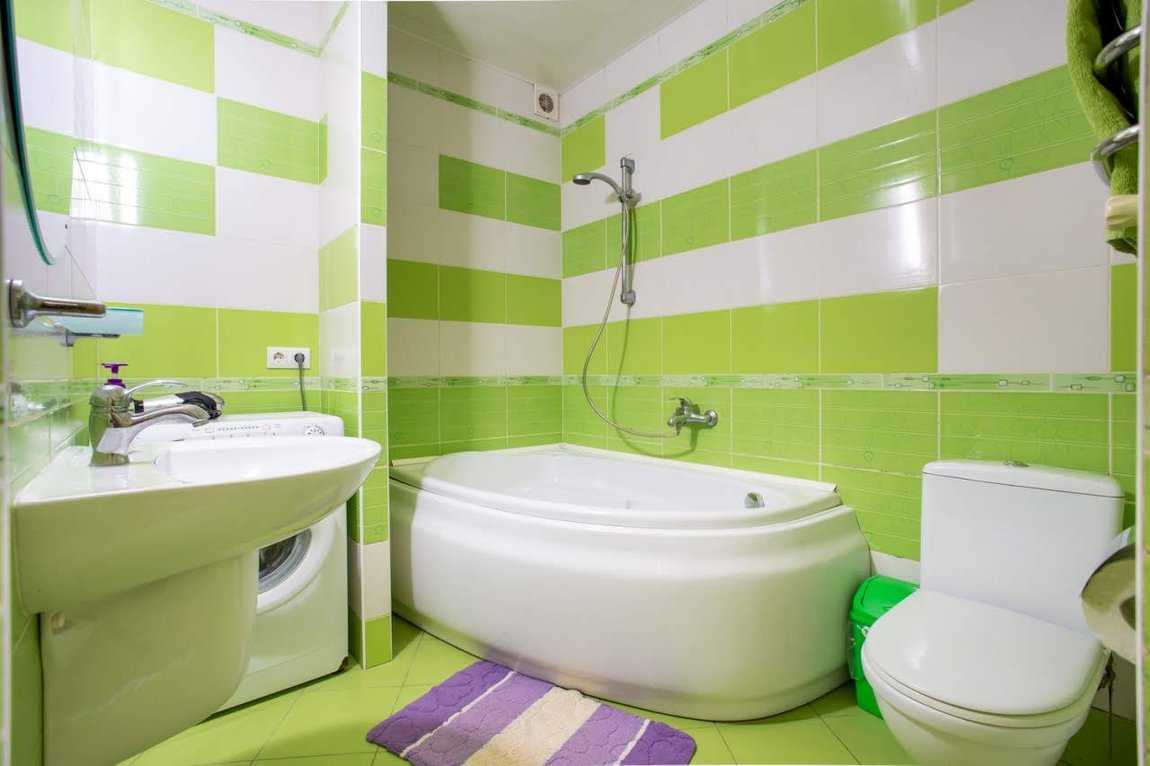 Всё, что нужно знать об оформлении ванной комнаты в зелёном цвете: выбор оттенка, сочетания цветов, подбор фактур и материалов