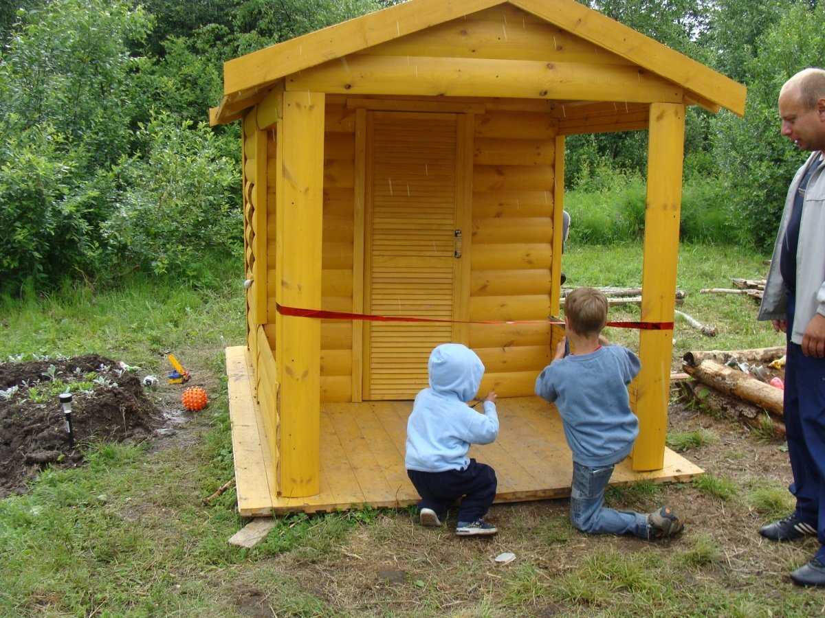 Детский домик на даче: идеи и фото своими руками, советы по выбору материала и постройке