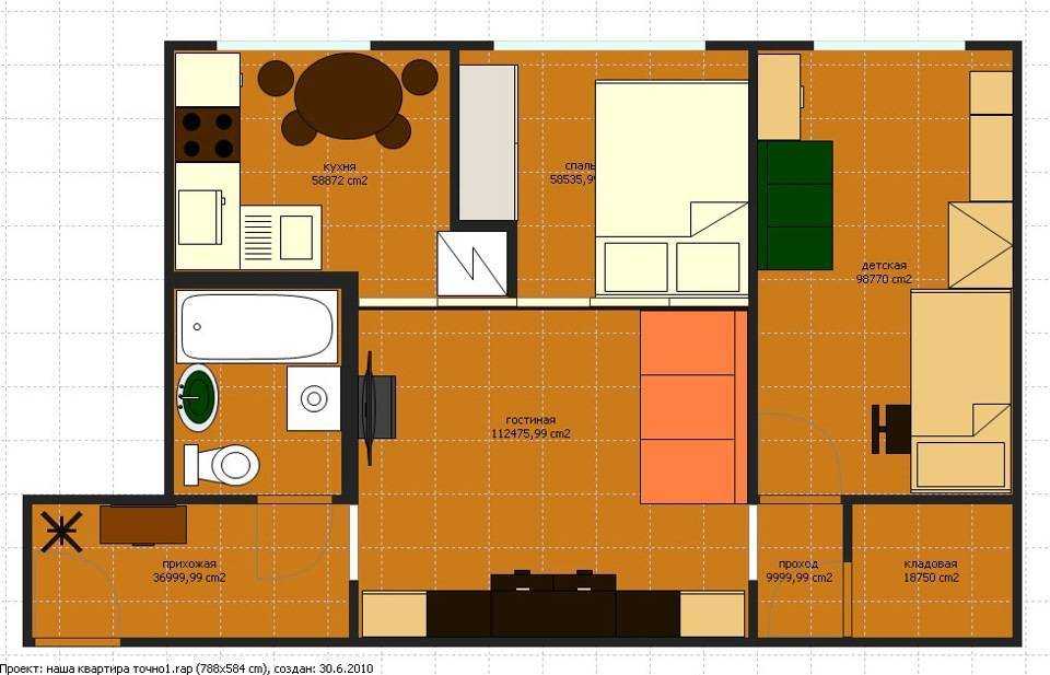Возможности и варианты перепланировки двухкомнатной квартиры