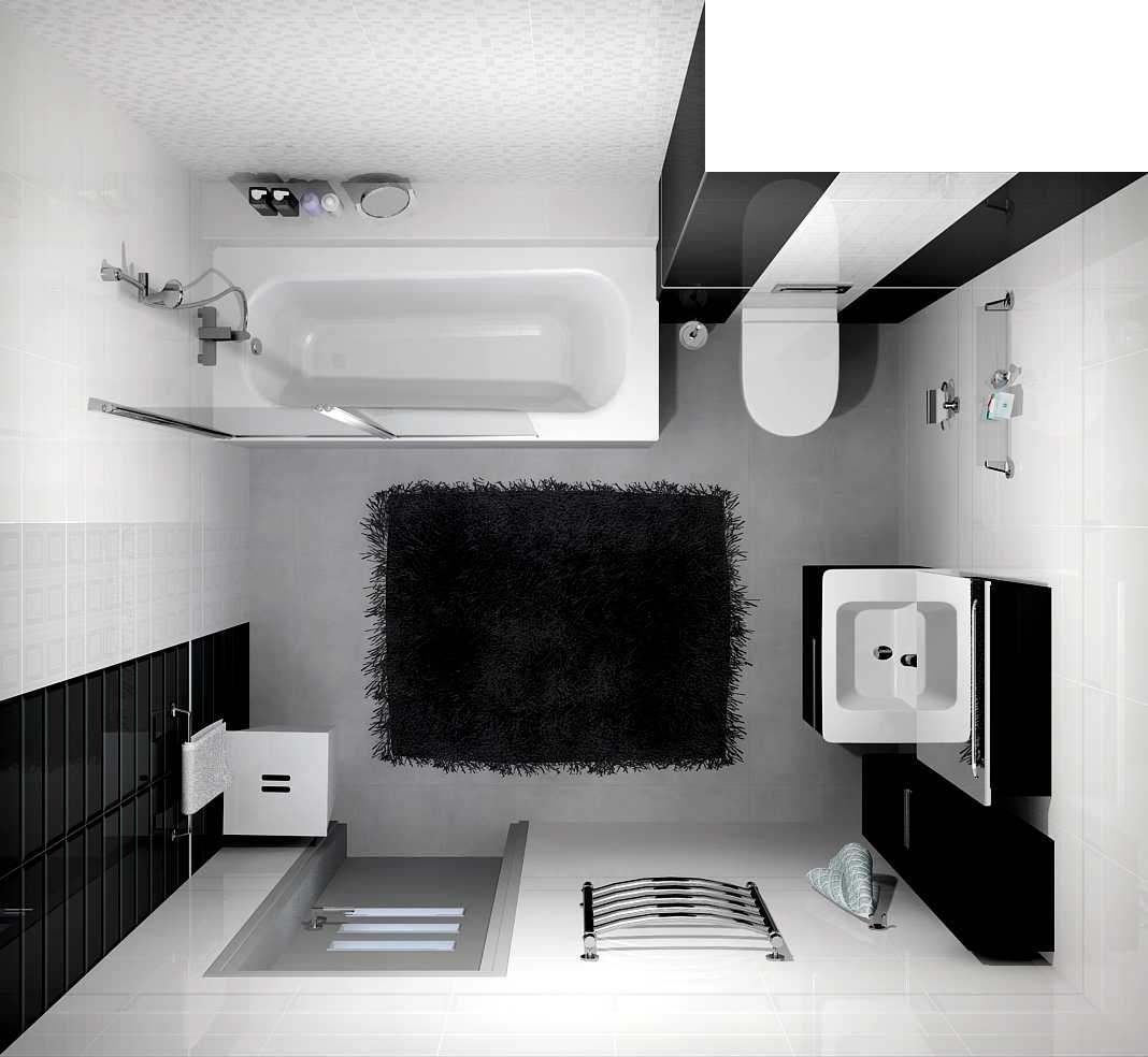 Оформляем интерьер санузла в черно-белом цвете: советы по цветовым сочетаниям, выбор мебели и сантехники, какая плитка лучше