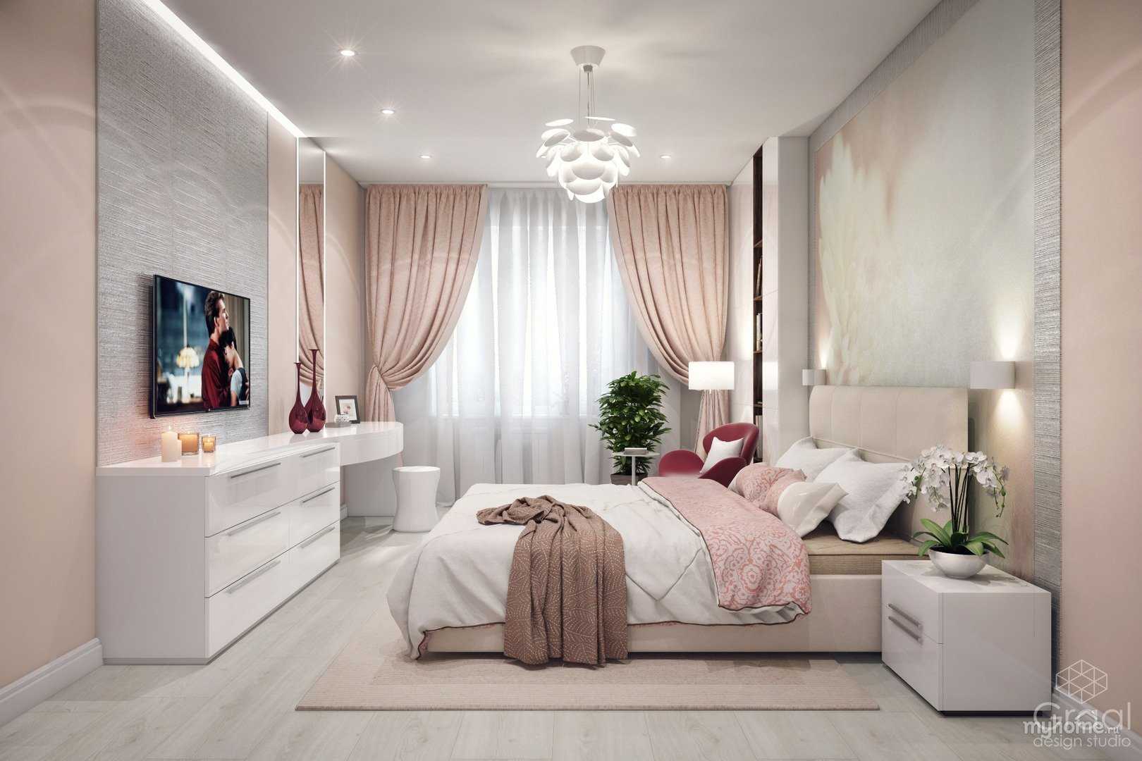Спальня для девушки — красивых и простых решений в дизайне (71 фото)