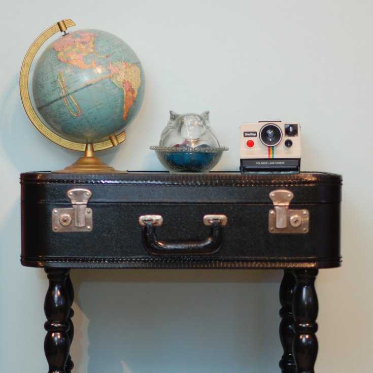 9 идей, как использовать старый чемодан в квартире или на даче »
