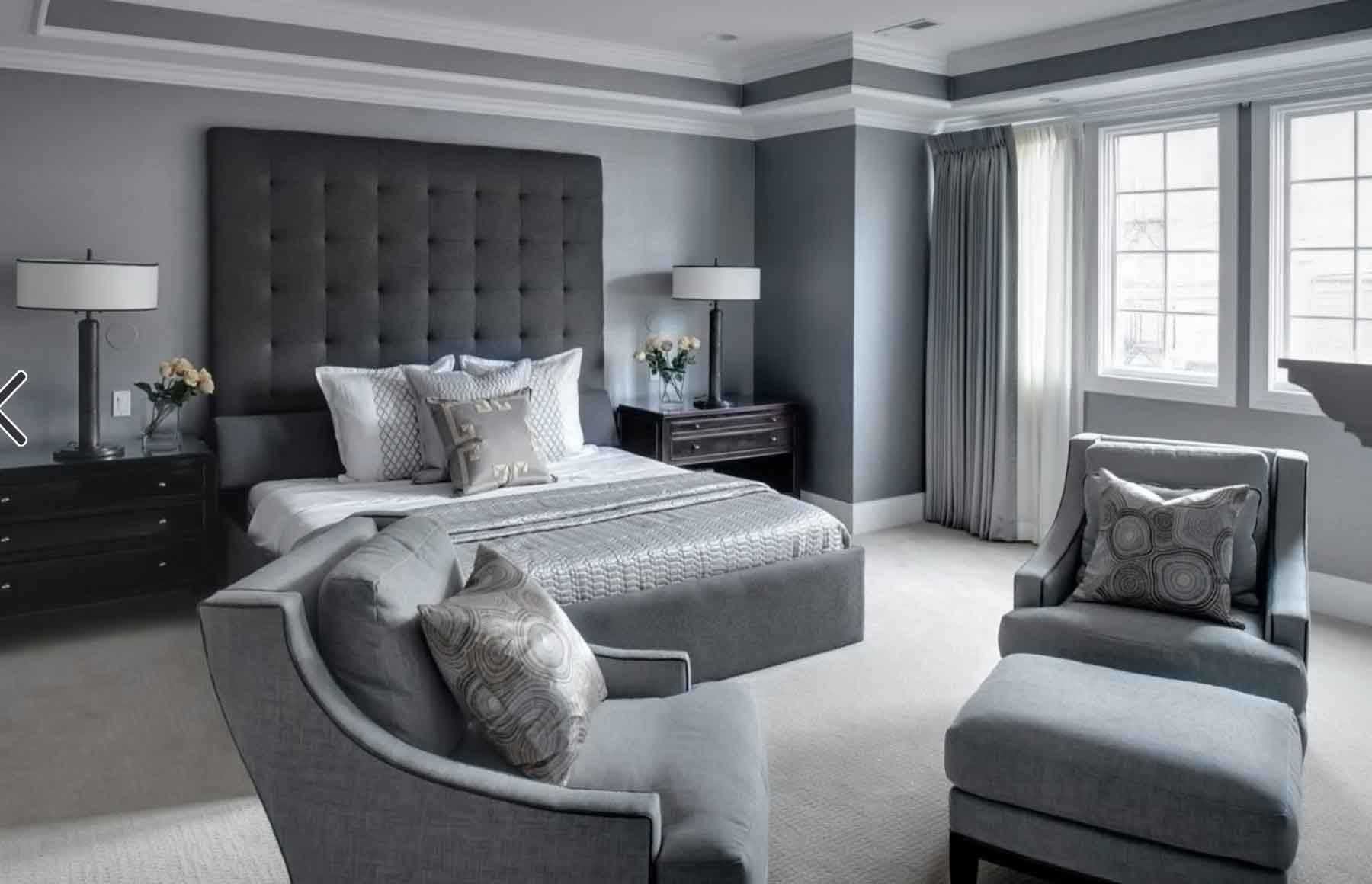 Дизайн спальни в серых тонах: как это может выглядеть и что сделать, чтобы интерьер не был скучным и унылым