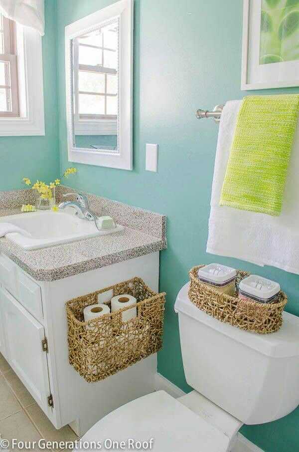 Оформление ванной комнаты удобными и красивыми аксессуарами с фото примерами