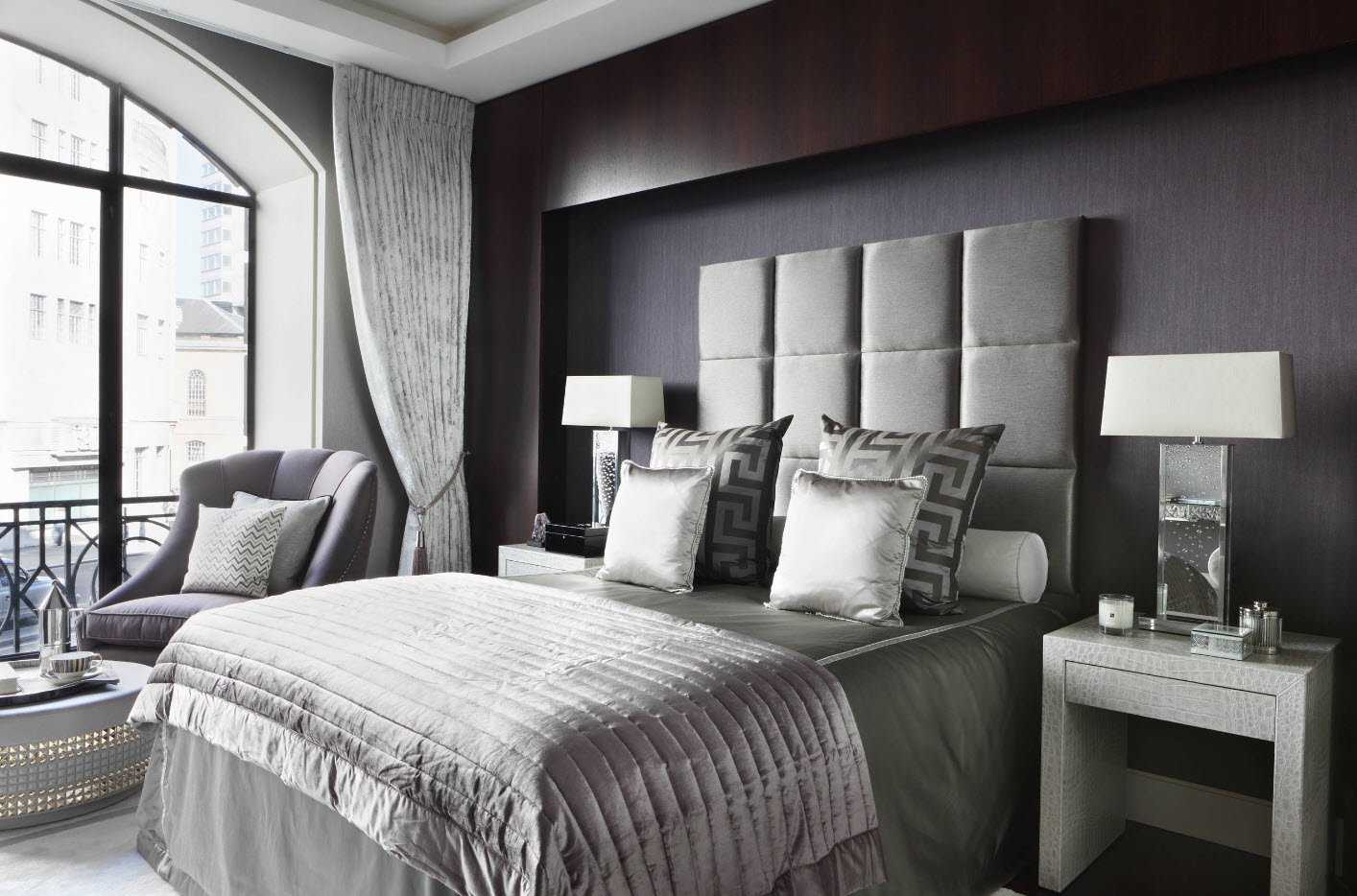 Дизайн спальни в серых тонах и цветах: 100+ лучших идей 2020 фото