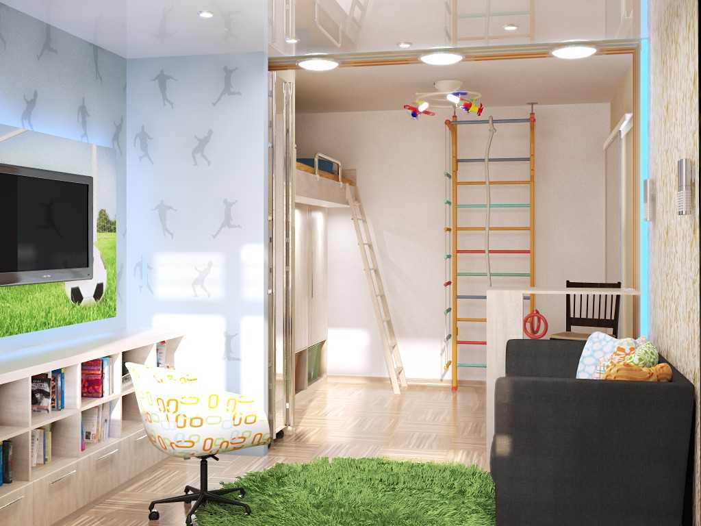 Как сделать детскую в однокомнатной квартире: как зонировать площадь