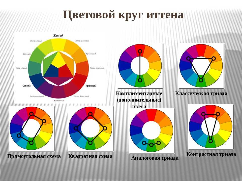 Рассказываем, как научиться самостоятельно работать с цветовым кругом Иттена, а также описываем 5 схем для гармоничного сочетания цветов в интерьере гостиной
