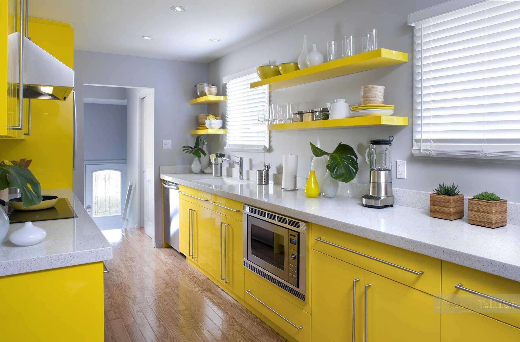 Желтая кухня: 50 фото готовых интерьеров, гарнитуров, видео инструкция по дизайну своими руками