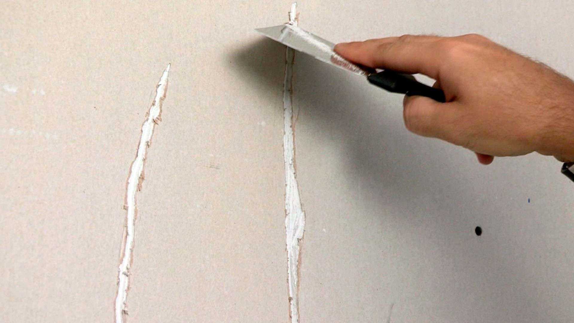 Как заделать трещину в стене: ремонт трещин в стенах из различных материалов