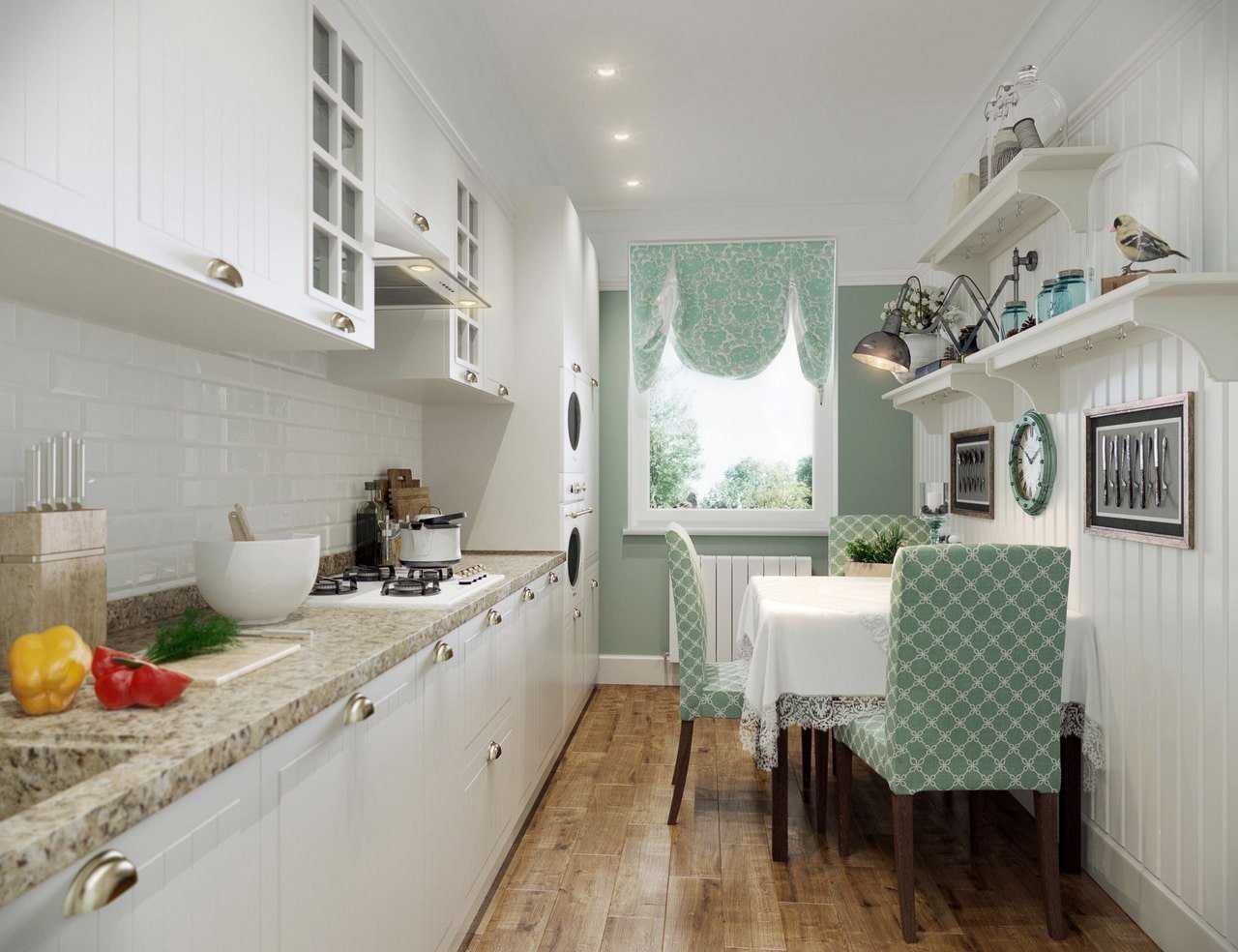 Дизайн узкой кухни — обзор лучших дизайнерских решений для узкой кухни (88 фото)