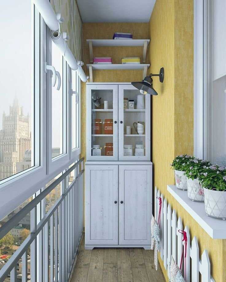 Выбираем шкафы на балкон: интересные идеи, фото вариантов размещения